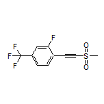 2-Fluoro-1-[(methylsulfonyl)ethynyl]-4-(trifluoromethyl)benzene