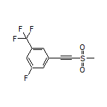 1-Fluoro-3-[(methylsulfonyl)ethynyl]-5-(trifluoromethyl)benzene