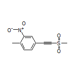 1-Methyl-4-[(methylsulfonyl)ethynyl]-2-nitrobenzene