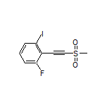 1-Fluoro-3-iodo-2-[(methylsulfonyl)ethynyl]benzene