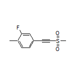 2-Fluoro-1-methyl-4-[(methylsulfonyl)ethynyl]benzene