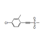 4-Chloro-2-methyl-1-[(methylsulfonyl)ethynyl]benzene