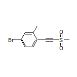 4-Bromo-2-methyl-1-[(methylsulfonyl)ethynyl]benzene