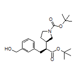 tert-Butyl (S)-2-[(R)-1-Boc-pyrrolidin-3-yl]-3-[3-(hydroxymethyl)phenyl]propanoate