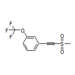 1-[(Methylsulfonyl)ethynyl]-3-(trifluoromethoxy)benzene