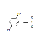 1-Bromo-4-chloro-2-[(methylsulfonyl)ethynyl]benzene