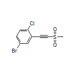 4-Bromo-1-chloro-2-[(methylsulfonyl)ethynyl]benzene