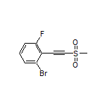 1-Bromo-3-fluoro-2-[(methylsulfonyl)ethynyl]benzene