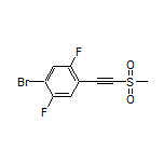 1-Bromo-2,5-difluoro-4-[(methylsulfonyl)ethynyl]benzene