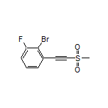 2-Bromo-1-fluoro-3-[(methylsulfonyl)ethynyl]benzene