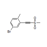4-Bromo-1-methyl-2-[(methylsulfonyl)ethynyl]benzene
