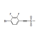 1-Bromo-2,3-difluoro-4-[(methylsulfonyl)ethynyl]benzene