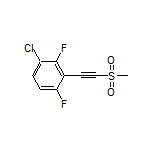 1-Chloro-2,4-difluoro-3-[(methylsulfonyl)ethynyl]benzene