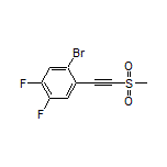 1-Bromo-4,5-difluoro-2-((methylsulfonyl)ethynyl)benzene