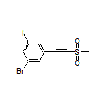 1-Bromo-3-iodo-5-[(methylsulfonyl)ethynyl]benzene