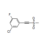 1-Chloro-3-fluoro-5-[(methylsulfonyl)ethynyl]benzene