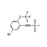 4-Bromo-2-[(methylsulfonyl)ethynyl]-1-(trifluoromethoxy)benzene