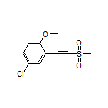 4-Chloro-1-methoxy-2-[(methylsulfonyl)ethynyl]benzene