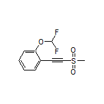 1-(Difluoromethoxy)-2-[(methylsulfonyl)ethynyl]benzene
