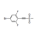5-Bromo-1,3-difluoro-2-[(methylsulfonyl)ethynyl]benzene