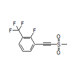 2-Fluoro-1-[(methylsulfonyl)ethynyl]-3-(trifluoromethyl)benzene