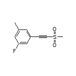 1-Fluoro-3-methyl-5-[(methylsulfonyl)ethynyl]benzene