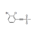 1-Bromo-2-chloro-3-[(methylsulfonyl)ethynyl]benzene