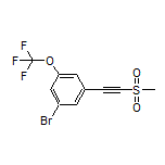 1-Bromo-3-[(methylsulfonyl)ethynyl]-5-(trifluoromethoxy)benzene