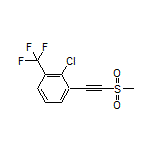 2-Chloro-1-[(methylsulfonyl)ethynyl]-3-(trifluoromethyl)benzene