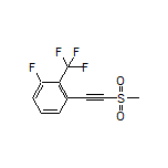 1-Fluoro-3-[(methylsulfonyl)ethynyl]-2-(trifluoromethyl)benzene