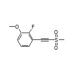2-Fluoro-1-methoxy-3-[(methylsulfonyl)ethynyl]benzene