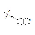 7-[(Methylsulfonyl)ethynyl]isoquinoline