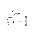 4-Methyl-2-[(methylsulfonyl)ethynyl]-1-nitrobenzene