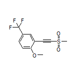1-Methoxy-2-[(methylsulfonyl)ethynyl]-4-(trifluoromethyl)benzene