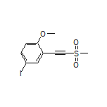 4-Iodo-1-methoxy-2-[(methylsulfonyl)ethynyl]benzene