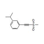 1-Isopropyl-3-[(methylsulfonyl)ethynyl]benzene