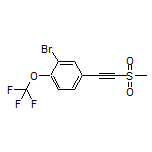 2-Bromo-4-[(methylsulfonyl)ethynyl]-1-(trifluoromethoxy)benzene