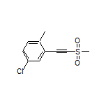 4-Chloro-1-methyl-2-[(methylsulfonyl)ethynyl]benzene