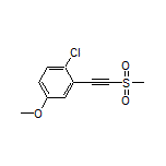 1-Chloro-4-methoxy-2-[(methylsulfonyl)ethynyl]benzene