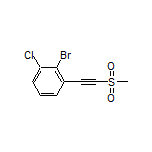 2-Bromo-1-chloro-3-[(methylsulfonyl)ethynyl]benzene