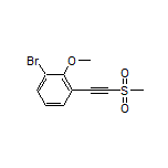 1-Bromo-2-methoxy-3-[(methylsulfonyl)ethynyl]benzene