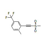 1-Methyl-2-[(methylsulfonyl)ethynyl]-4-(trifluoromethyl)benzene