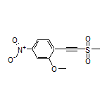 2-Methoxy-1-[(methylsulfonyl)ethynyl]-4-nitrobenzene