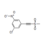1-Chloro-3-[(methylsulfonyl)ethynyl]-5-nitrobenzene