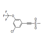 1-Chloro-3-[(methylsulfonyl)ethynyl]-5-(trifluoromethoxy)benzene