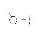 1-Ethyl-3-[(methylsulfonyl)ethynyl]benzene