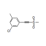1-Chloro-3-methyl-5-[(methylsulfonyl)ethynyl]benzene