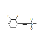 1-Fluoro-2-iodo-3-[(methylsulfonyl)ethynyl]benzene
