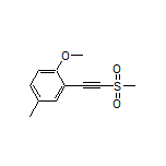 1-Methoxy-4-methyl-2-[(methylsulfonyl)ethynyl]benzene