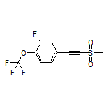 2-Fluoro-4-[(methylsulfonyl)ethynyl]-1-(trifluoromethoxy)benzene